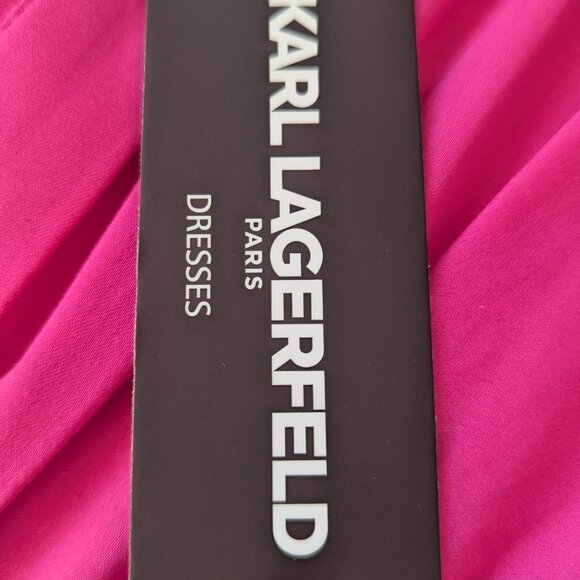 Fuchsia Shirt Dress with Waist Bow | A-Line MidiDress Short Sleeve CollaredDress - Picture 4 of 6